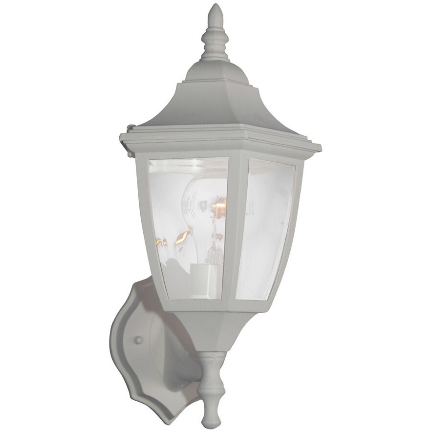 Builder 1 Light 14 inch White Outdoor Wall Lantern